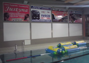 Reklama na aquaparku / basenie w Radomiu