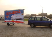 Reklama mobilna / przyczepa reklamowa Radom